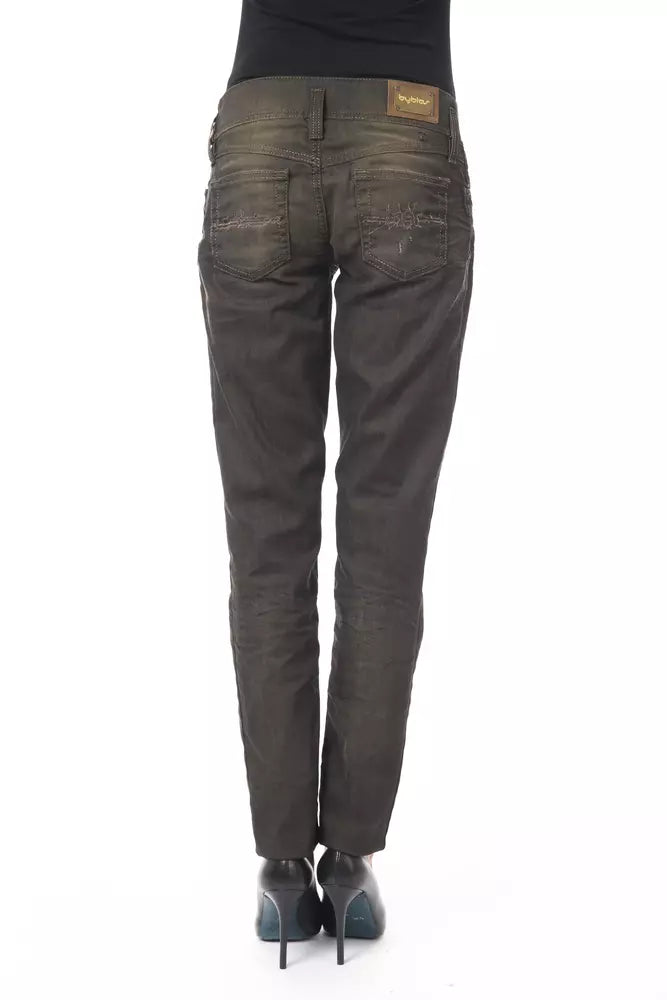 Black Cotton Women Jeans