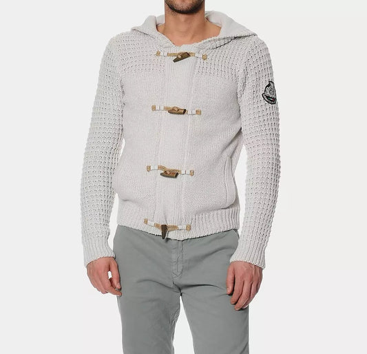 Beige Acrylic Men Sweater