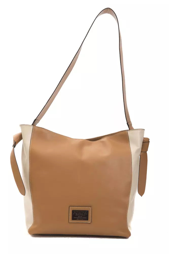 Brown Leather Women Shoulder Bag