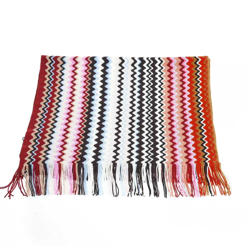 Multicolor Wool Women Scarf