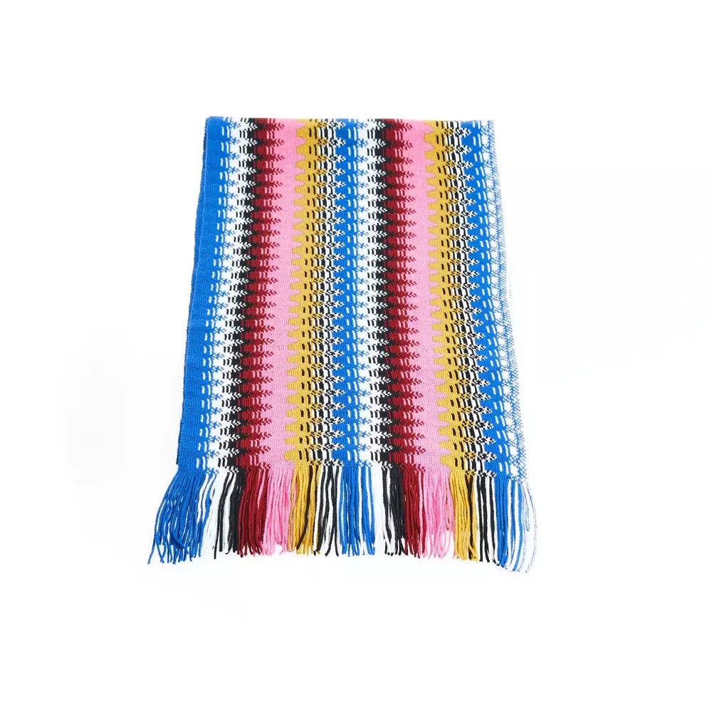 Multicolor Wool Women Scarf