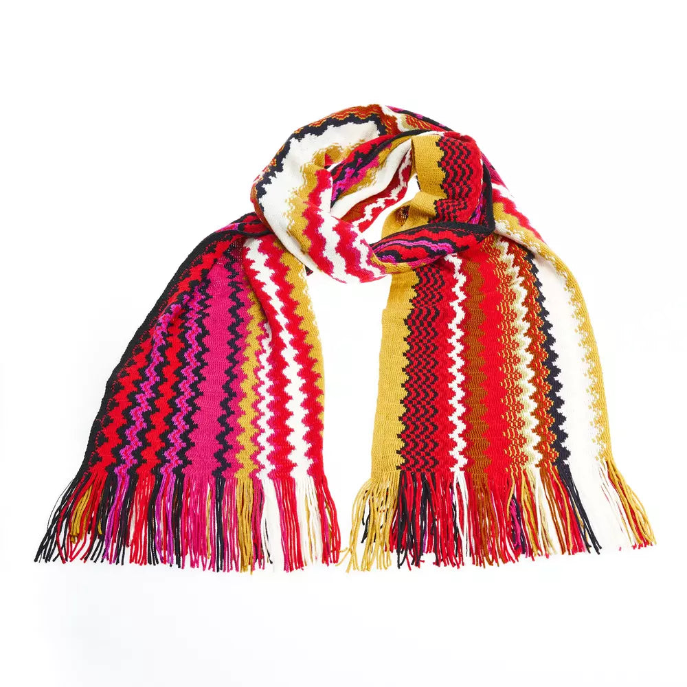 Multicolor Wool Women Scarf