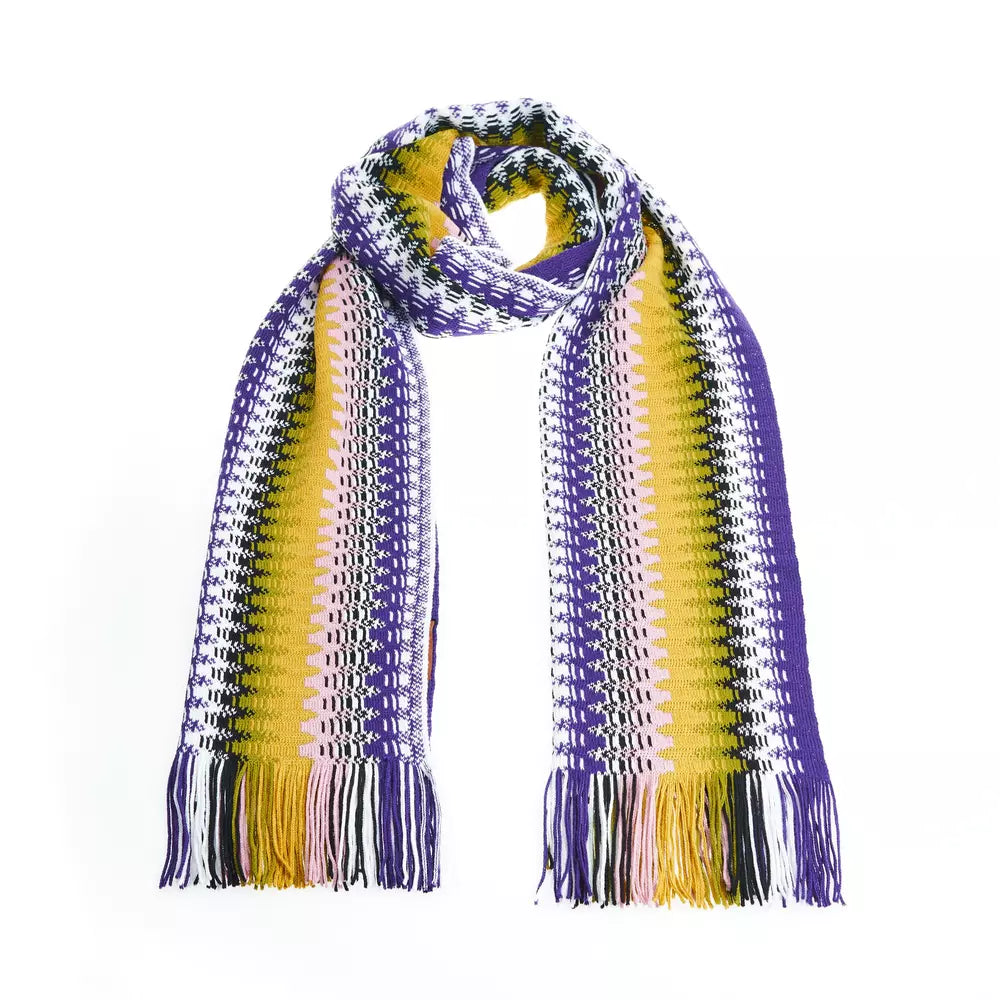 Multicolor Wool Women Scarf