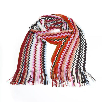 Multicolor Wool Women Scarf