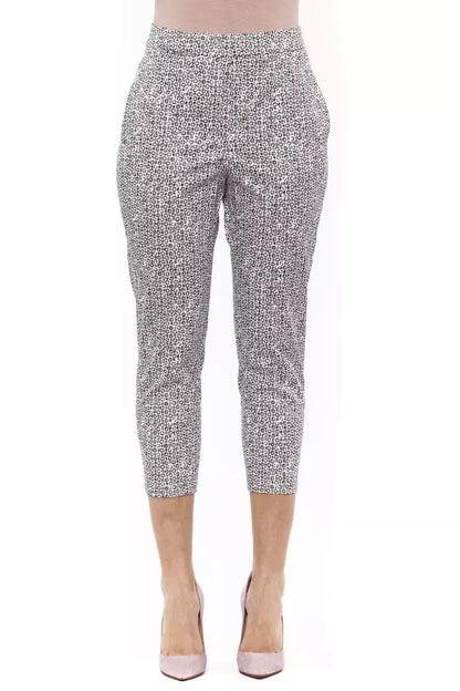 White Cotton Women Pant