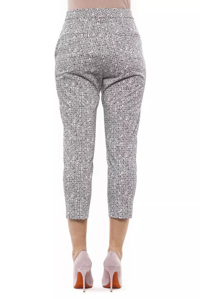 White Cotton Women Pant