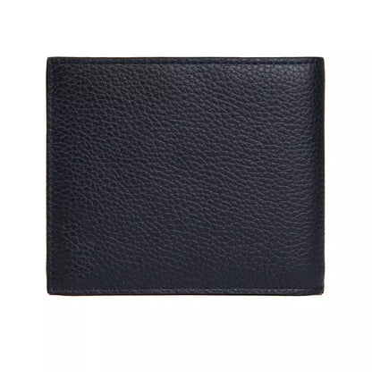 Blue Leather Men's Wallet