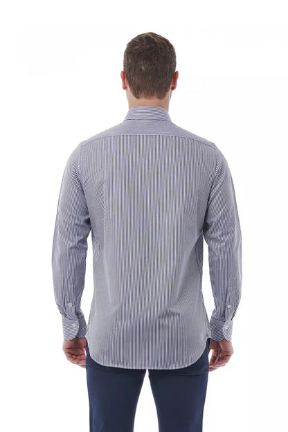 White Cotton Men Shirt