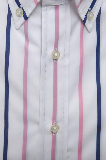 White Cotton Men Shirt