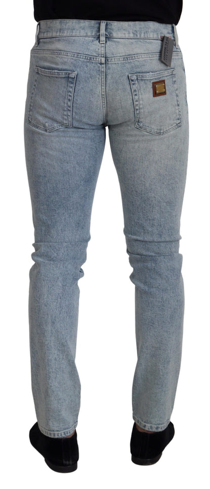 Classic Light Blue Denim Pants