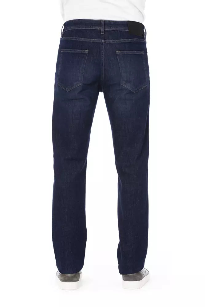 Blue Cotton Men's Jean