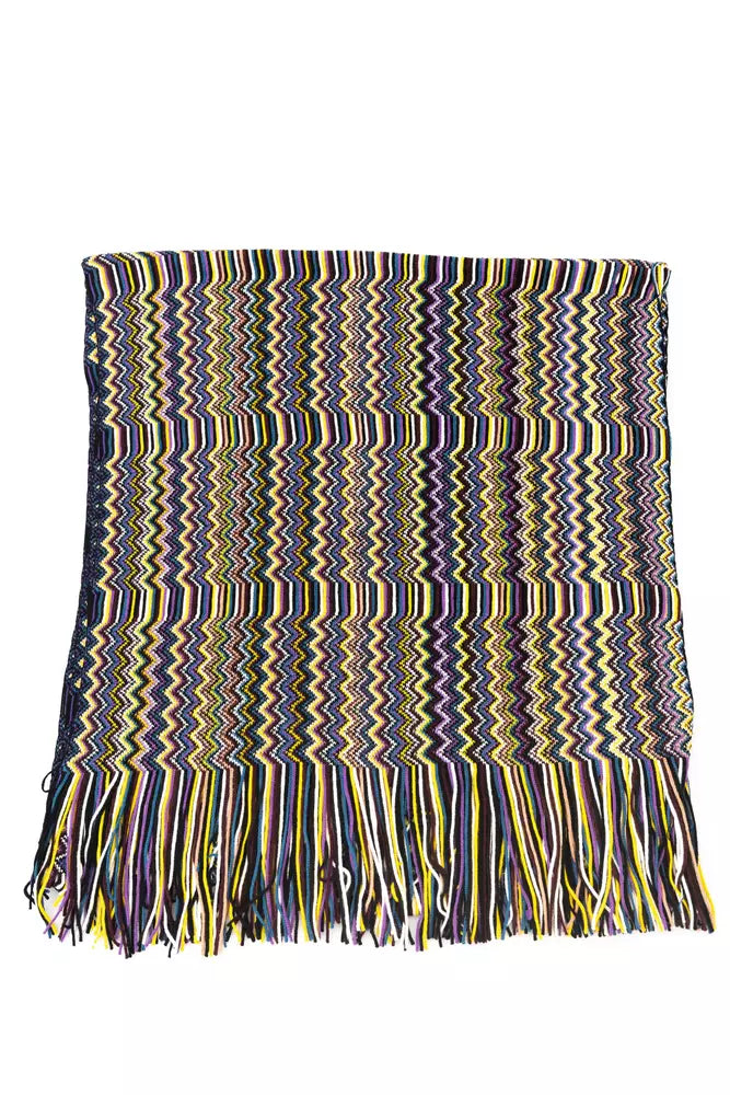 Multicolor Wool Women Scarf