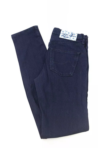 Blue Cotton Women's Slim Jean