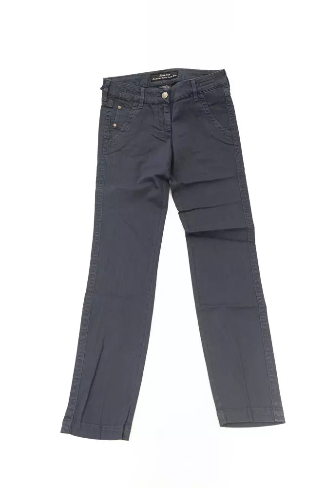 Blue Cotton Women Jeans