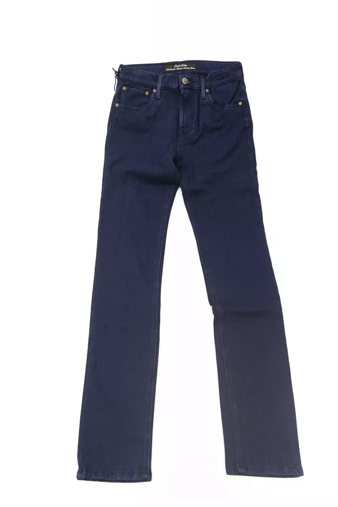 Blue Cotton Women's Slim Jean