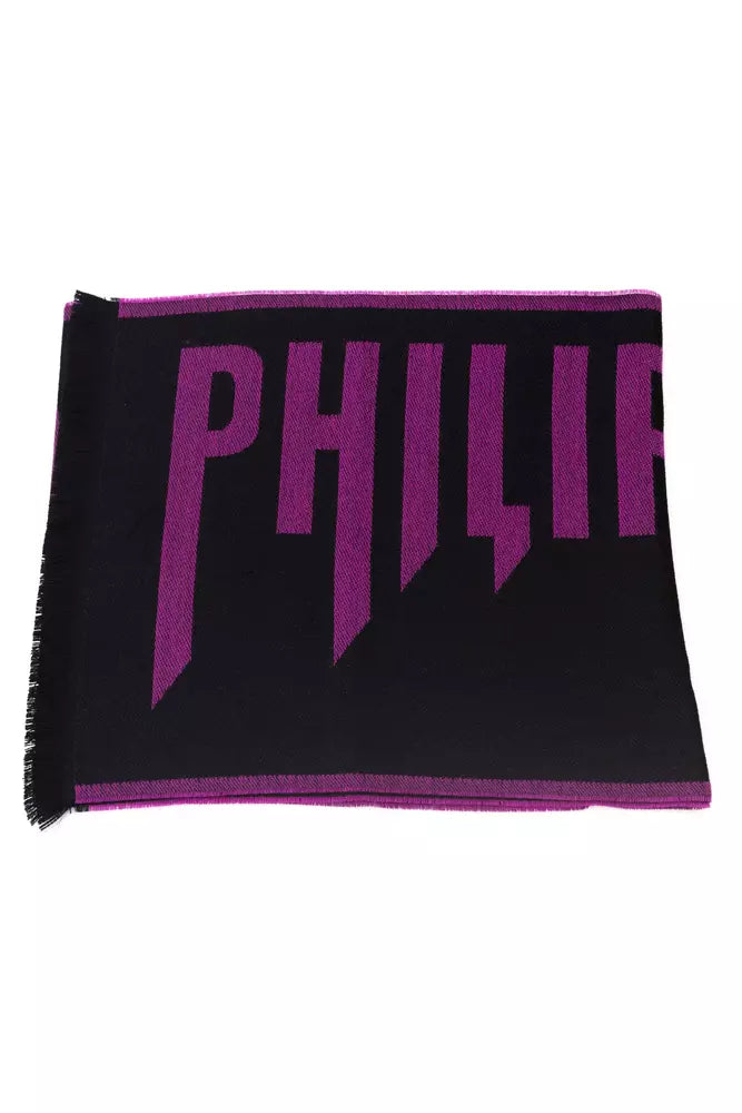 Purple Wool Men Scarf