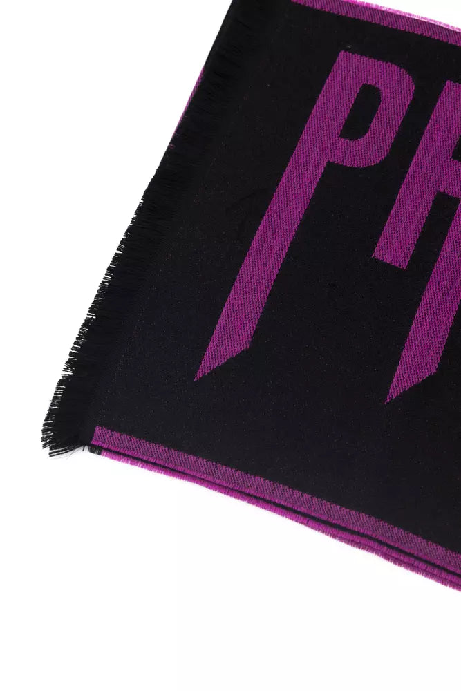 Purple Wool Men Scarf