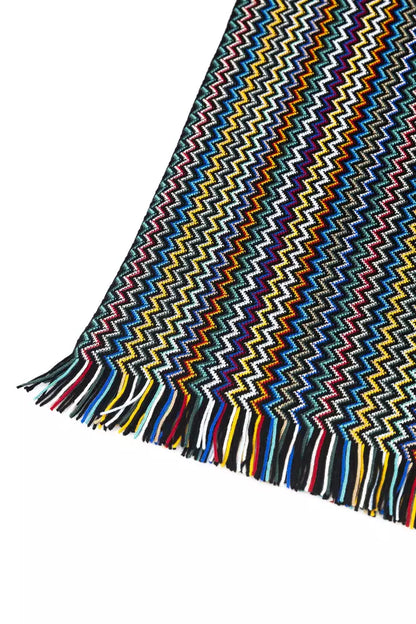 Multicolor Wool Men Scarf