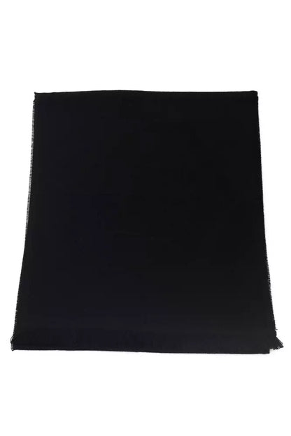 Black Wool Unisex Scarf