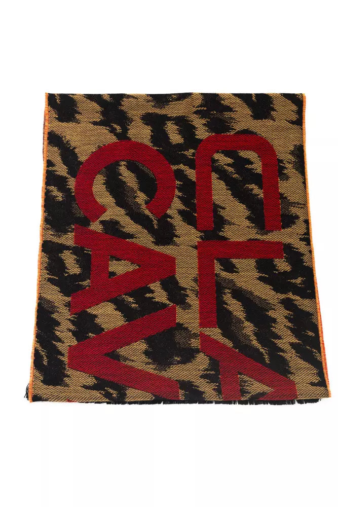 Brown Wool Men Scarf