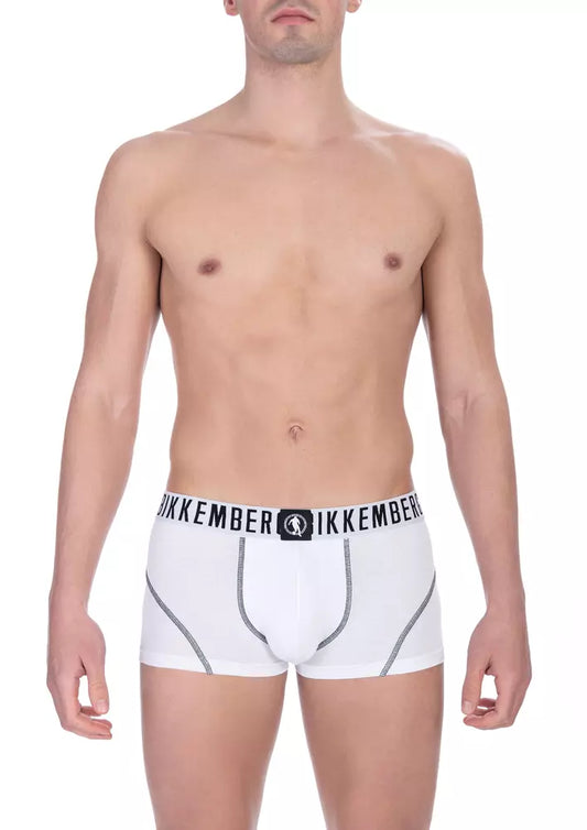 White Cotton Men Trunk