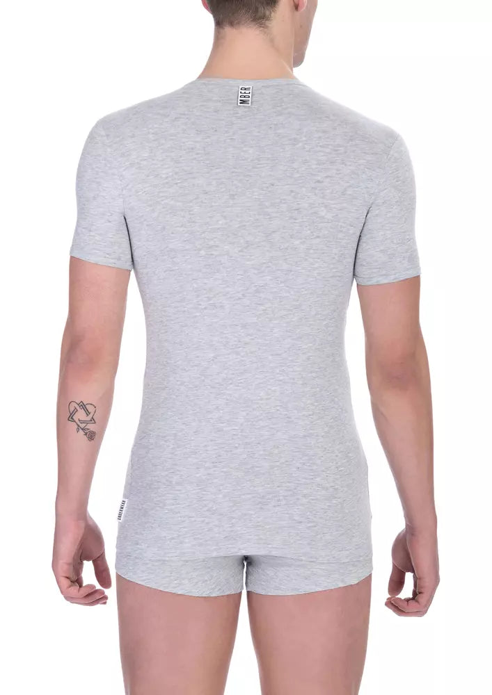 Gray Cotton Men TShirt