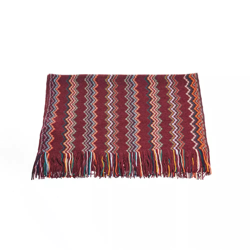 Multicolor Wool Men Scarf