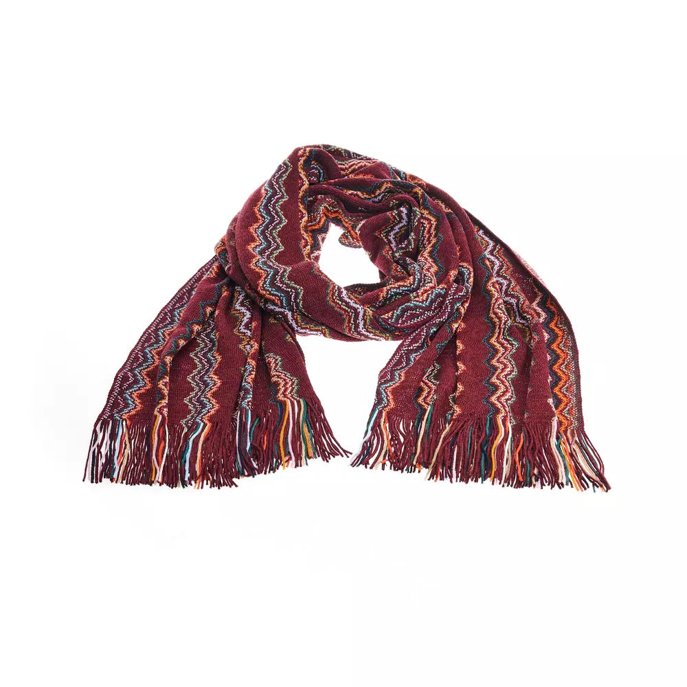 Multicolor Wool Men Scarf