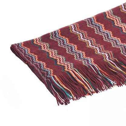 Multicolor Wool Men Scarf