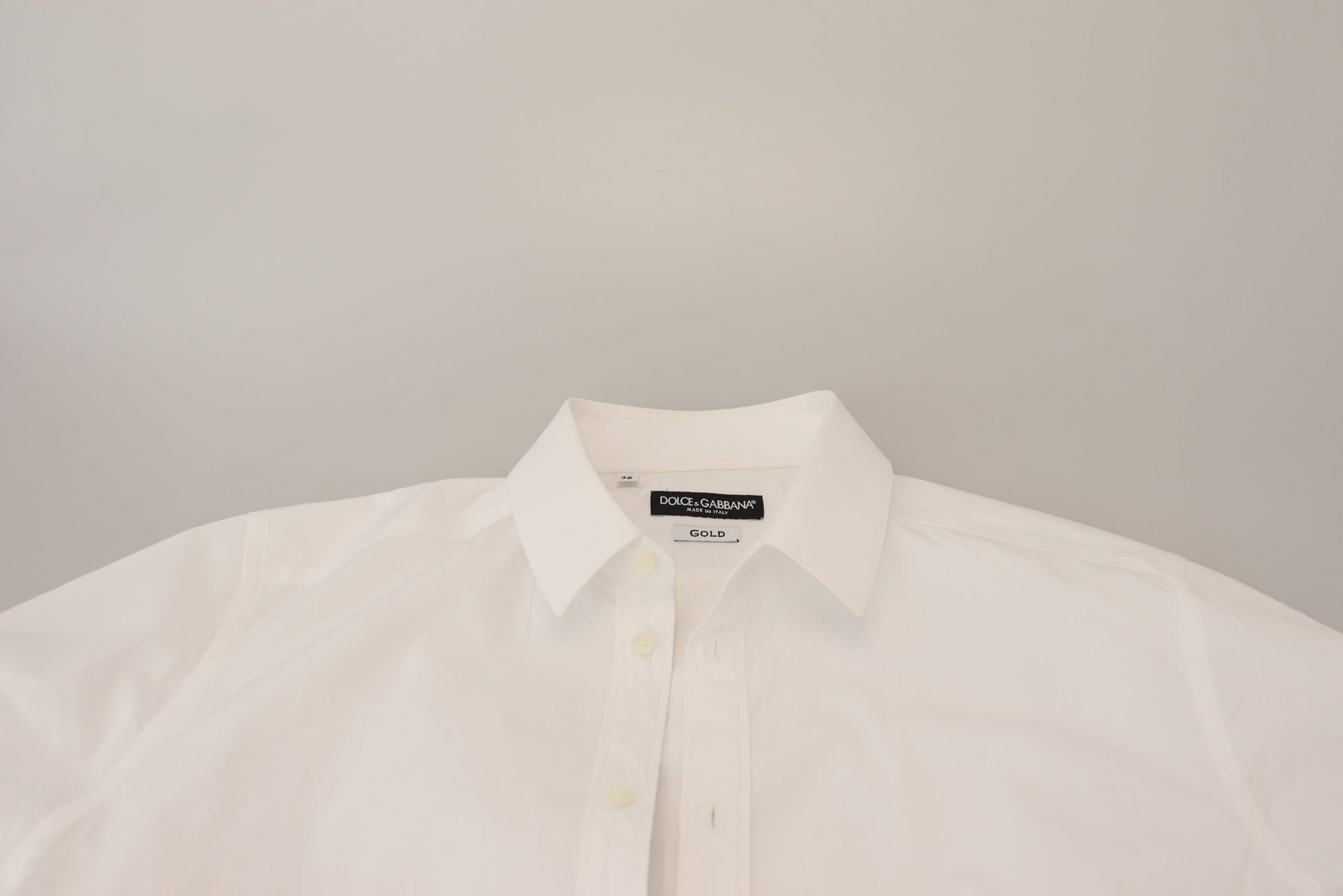 Elegant White Cotton Dress Shirt