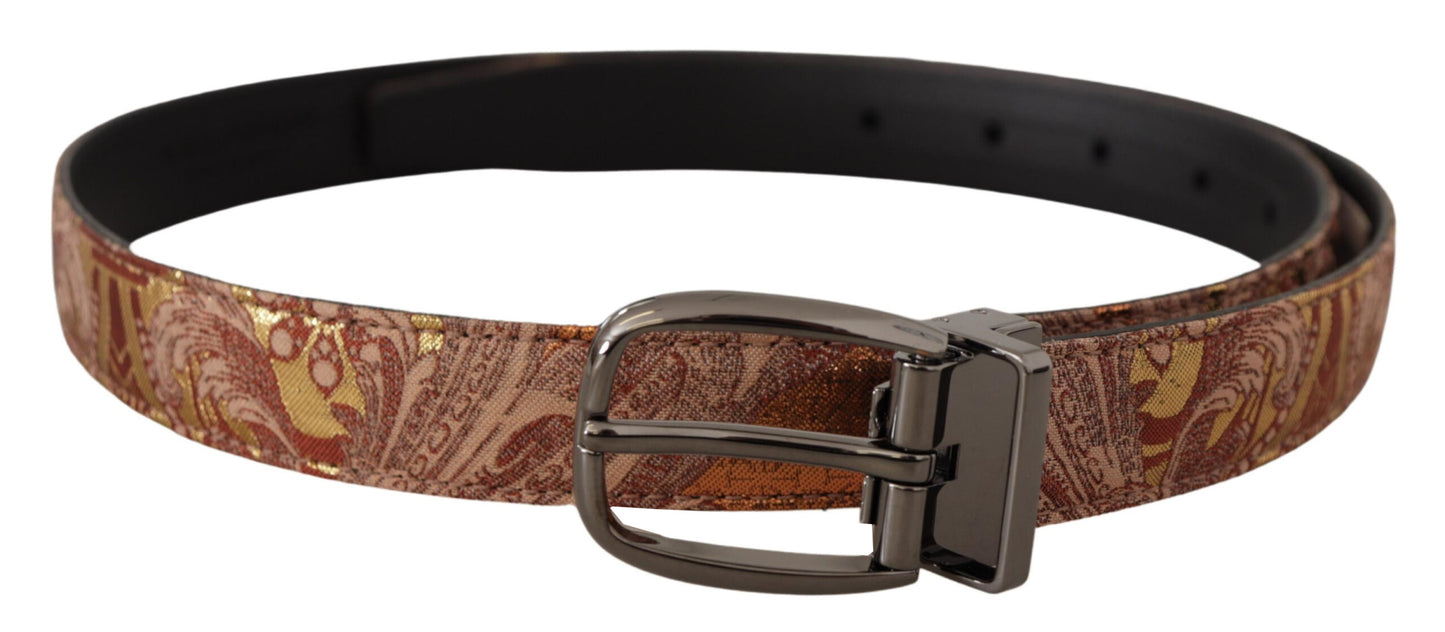 Multicolor Leather Signature Belt