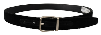 Elegant Grosgrain Leather Belt