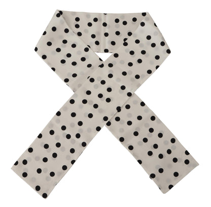 Dapper Silk Polka Dot Men's Scarf Wrap