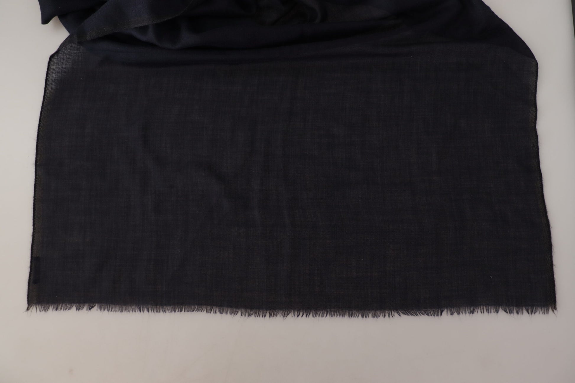 Elegant Black Silk Men's Scarf