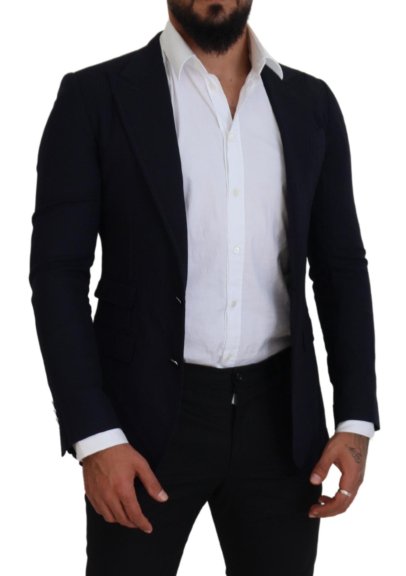 Elegant Black Single-Breasted Blazer