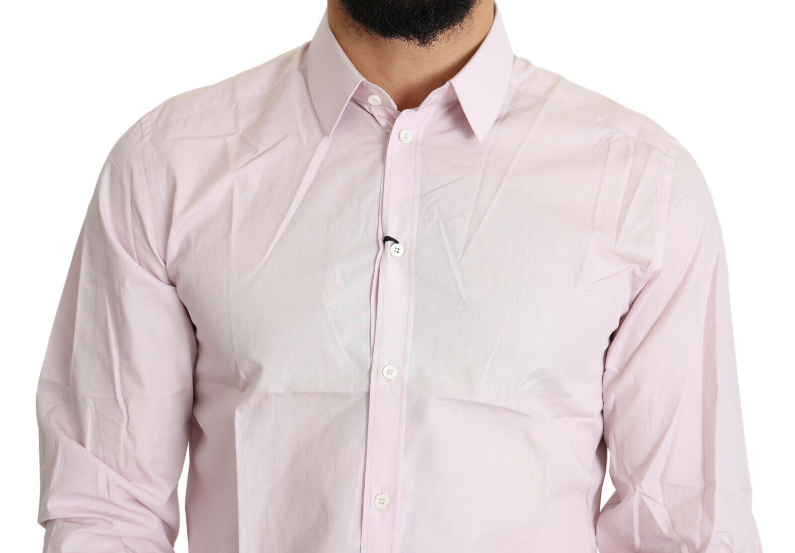 Elegant Slim Fit Pink Dress Shirt