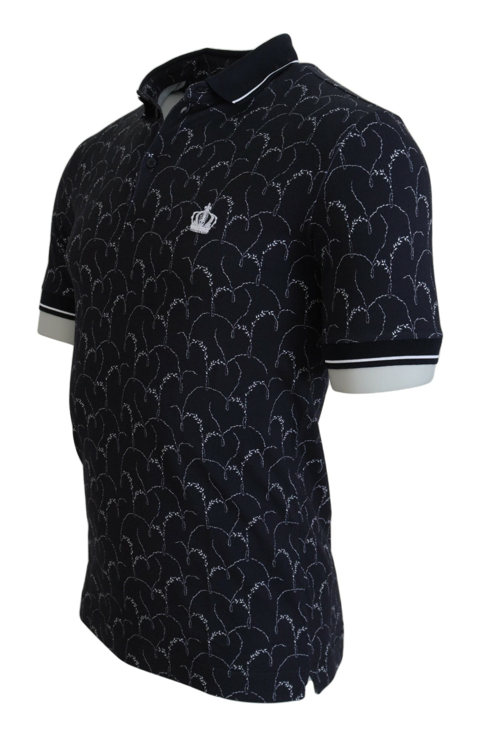 Regal Blue Cotton Polo Tee