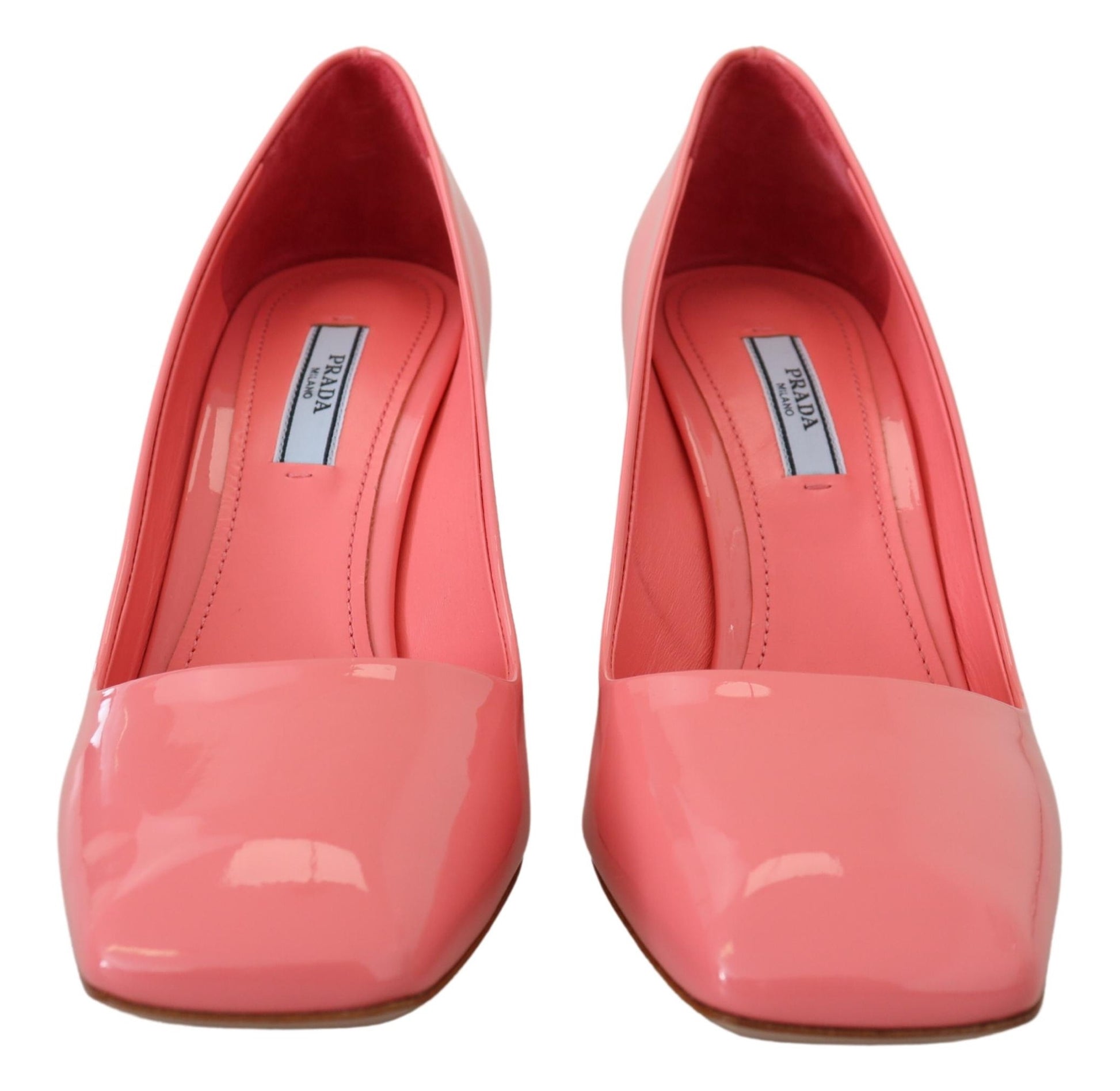 Elegant Square Toe Pink Heels