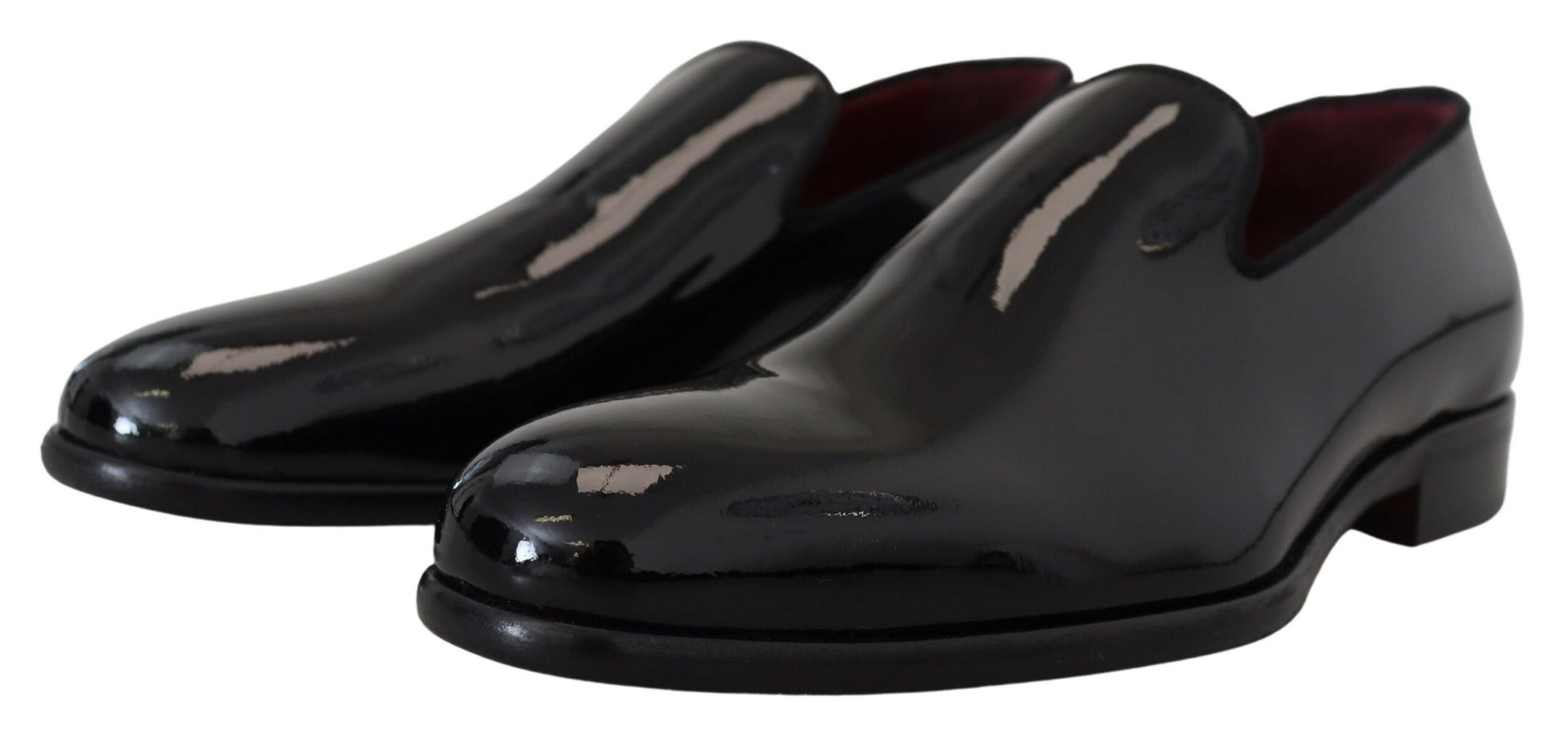 Sleek Black Patent Loafers