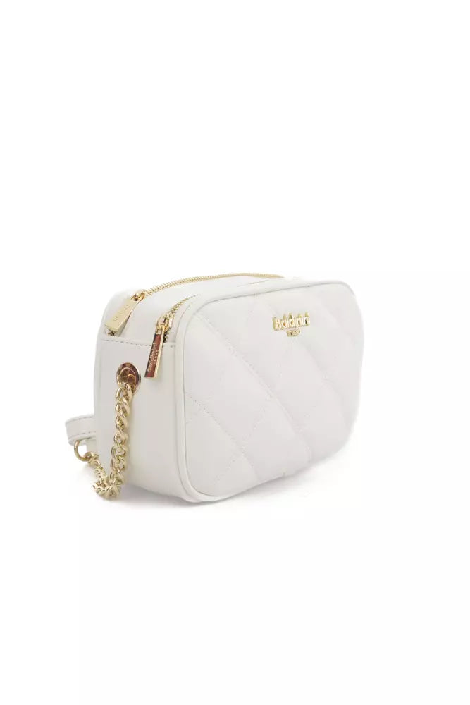 White Polyethylene Women Shoulder Bag