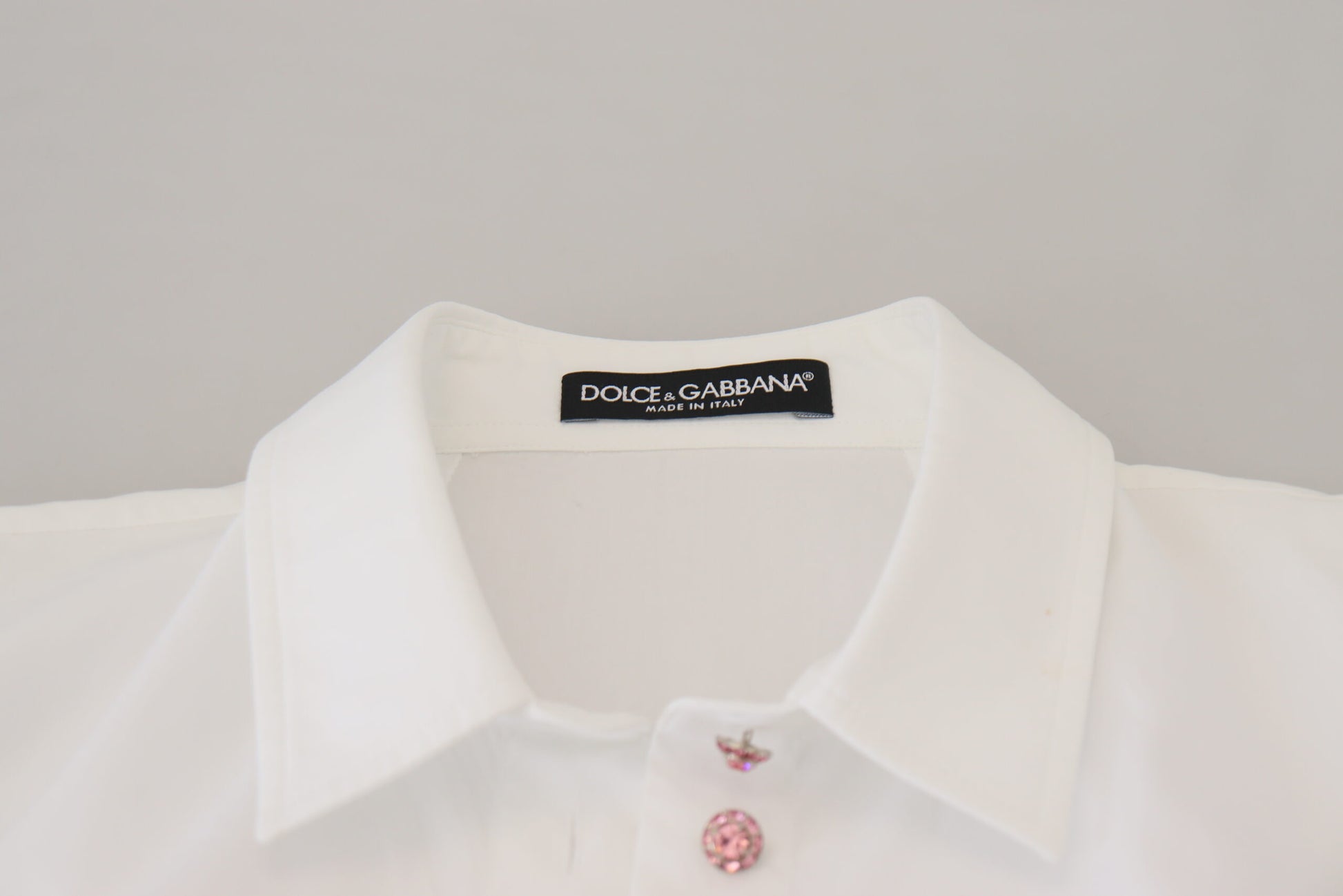 Elegant White Cotton Button-Up Blouse