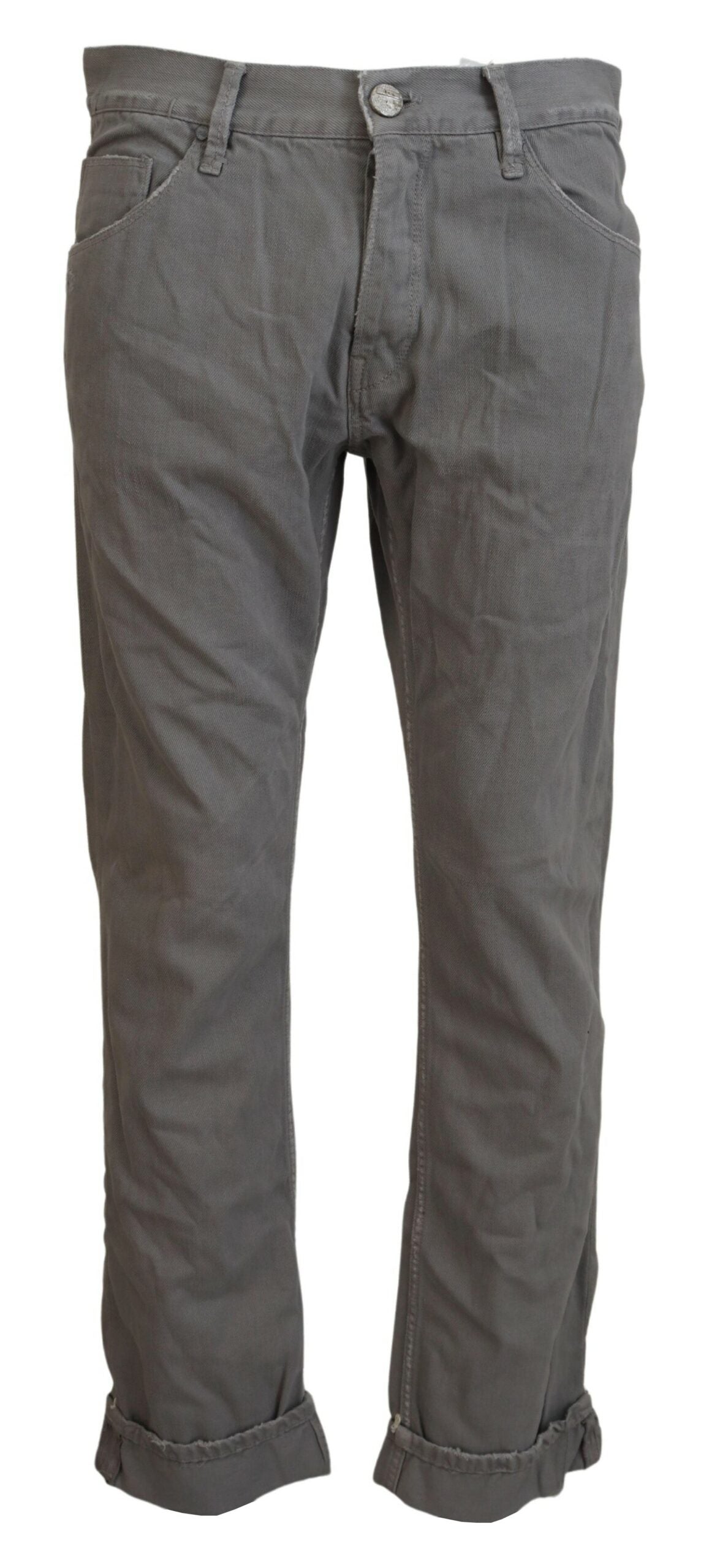 Sleek Regular Denim Gray Jeans