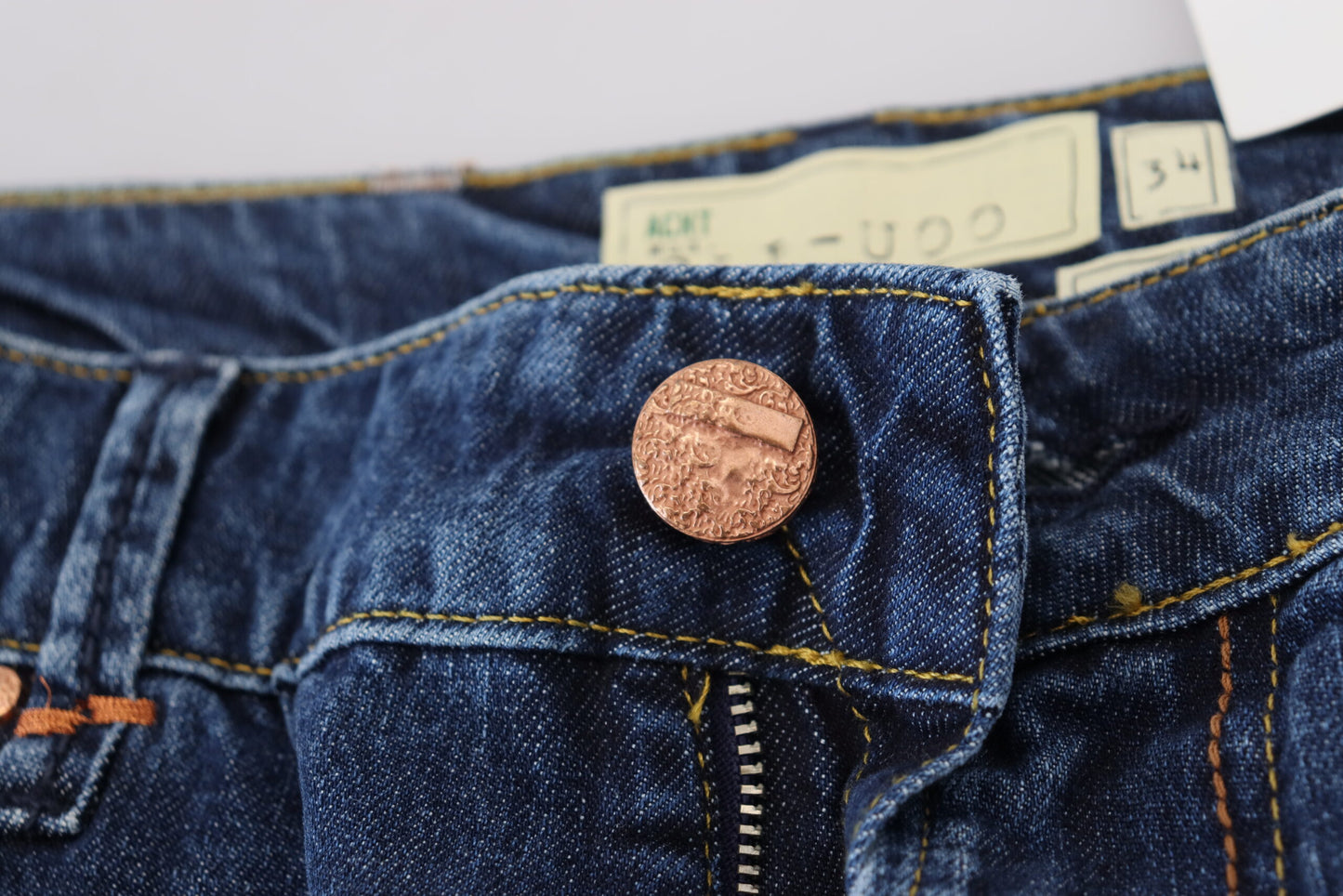 Exquisite Tapered Italian Denim in Blue