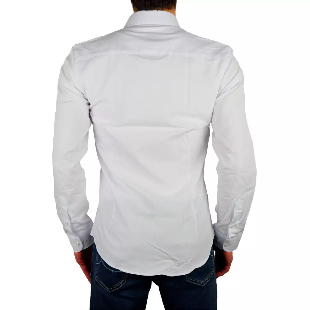 Elegant Milano White Oxford Shirt