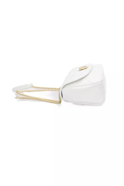 White Polyethylene Women Shoulder Bag