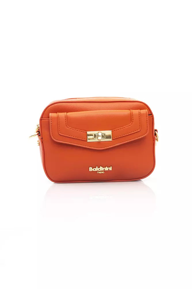 Red Polyethylene Women Shoulder Bag