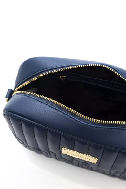 Blue Polyethylene Women Shoulder Bag