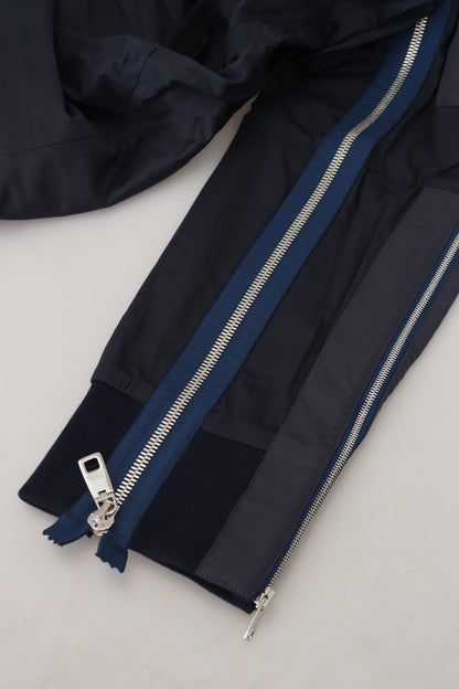 Elegant Dark Blue Jogger Pants