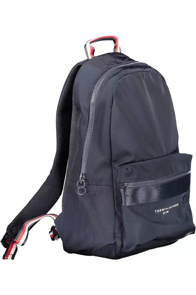 Sleek Blue Urban Backpack with Laptop Compartment