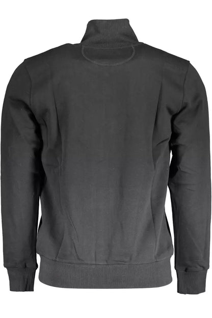 Sleek Cotton Blend Zippered Sweatshirt